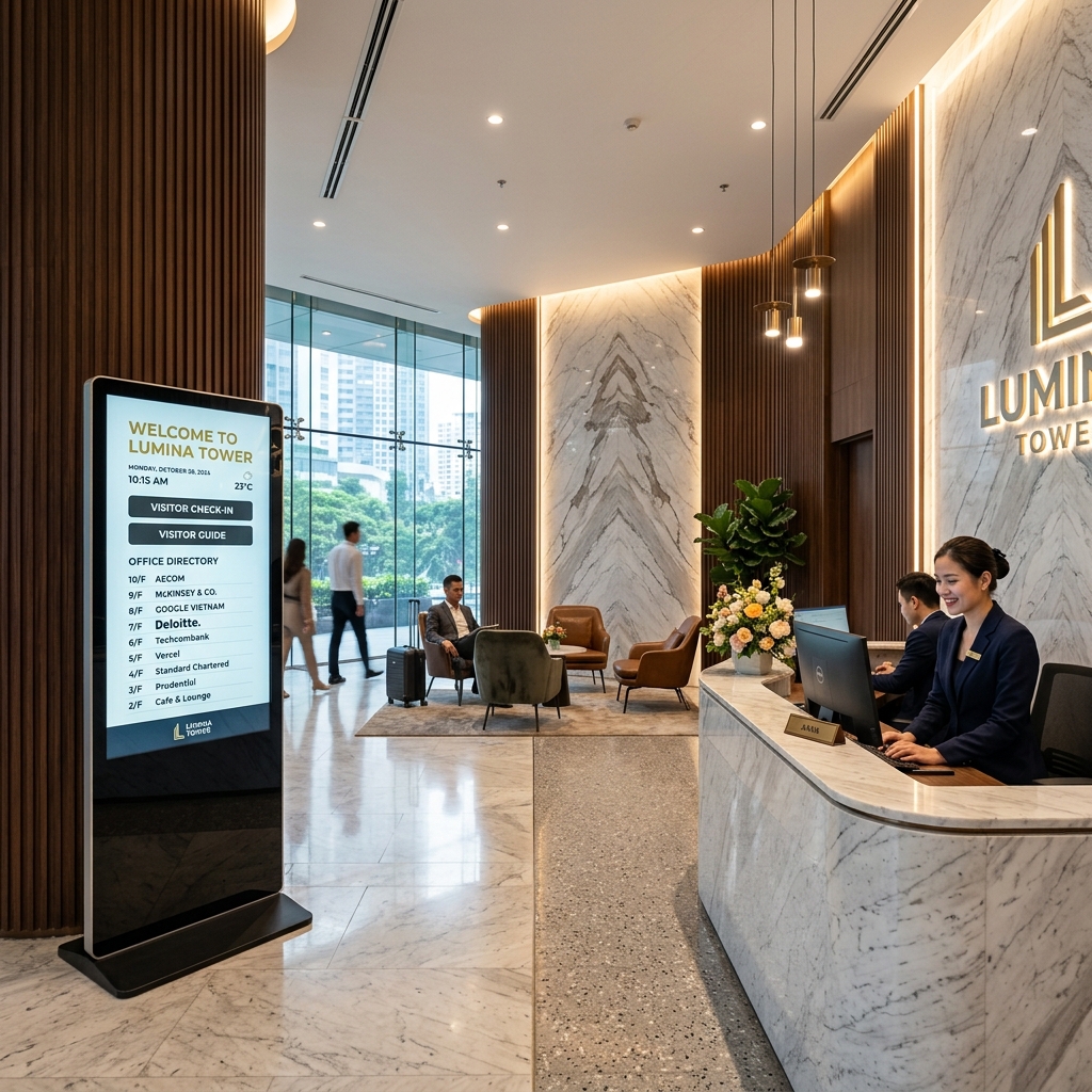 Corporate Lobby Directory and Office Display