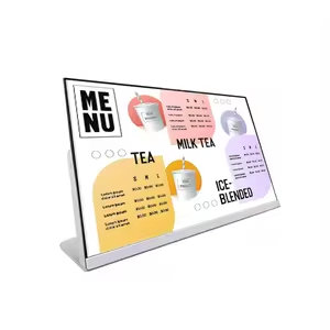 Counter Top Menu Display Screen