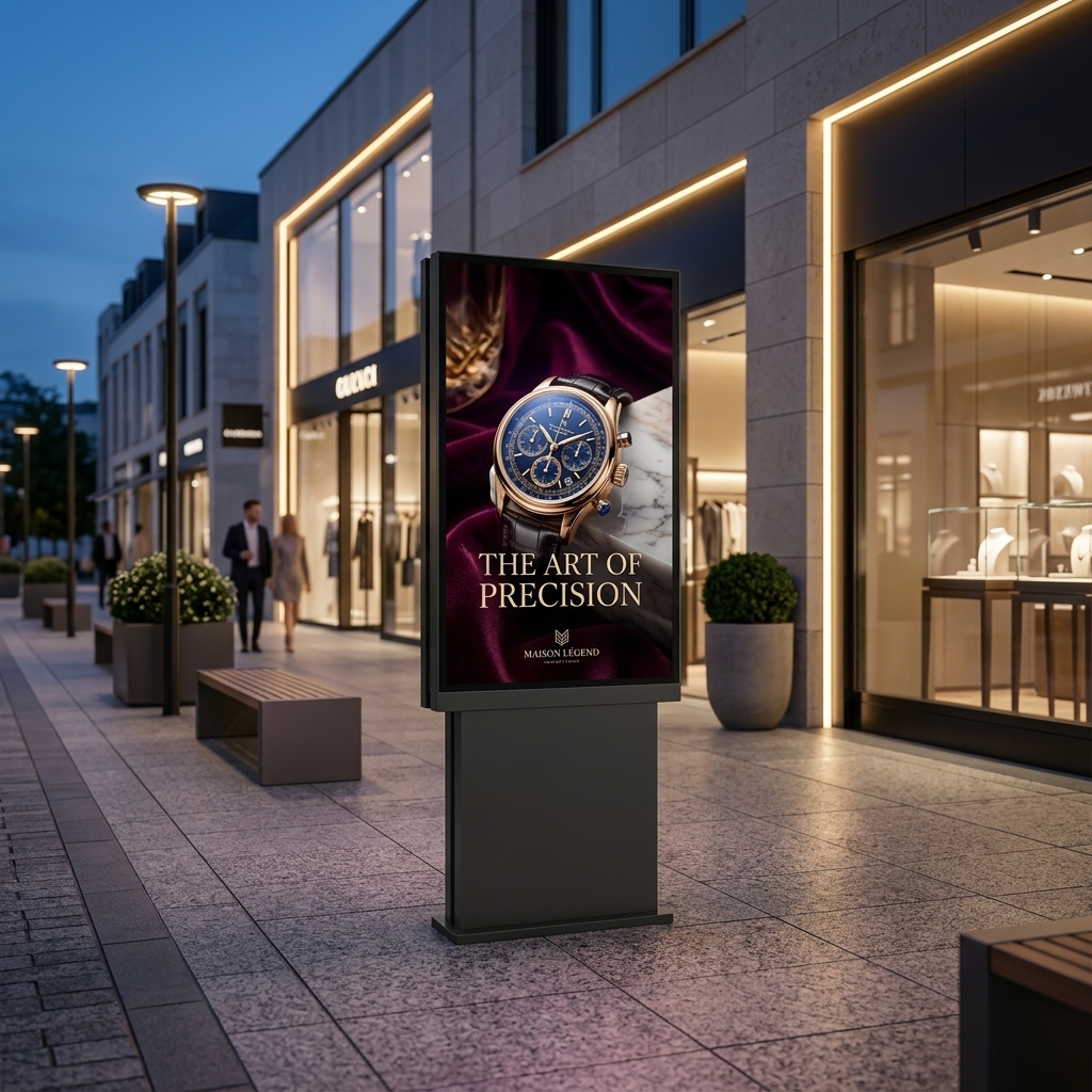 Outdoor Digital Signage plaza