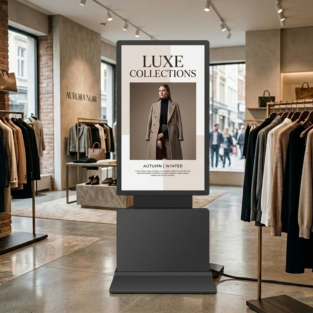 Rotating Display in Boutique Store (Portrait)